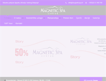 Tablet Screenshot of magneticspa.hr